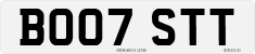 License plate of the United Kingdom, 2001 year system