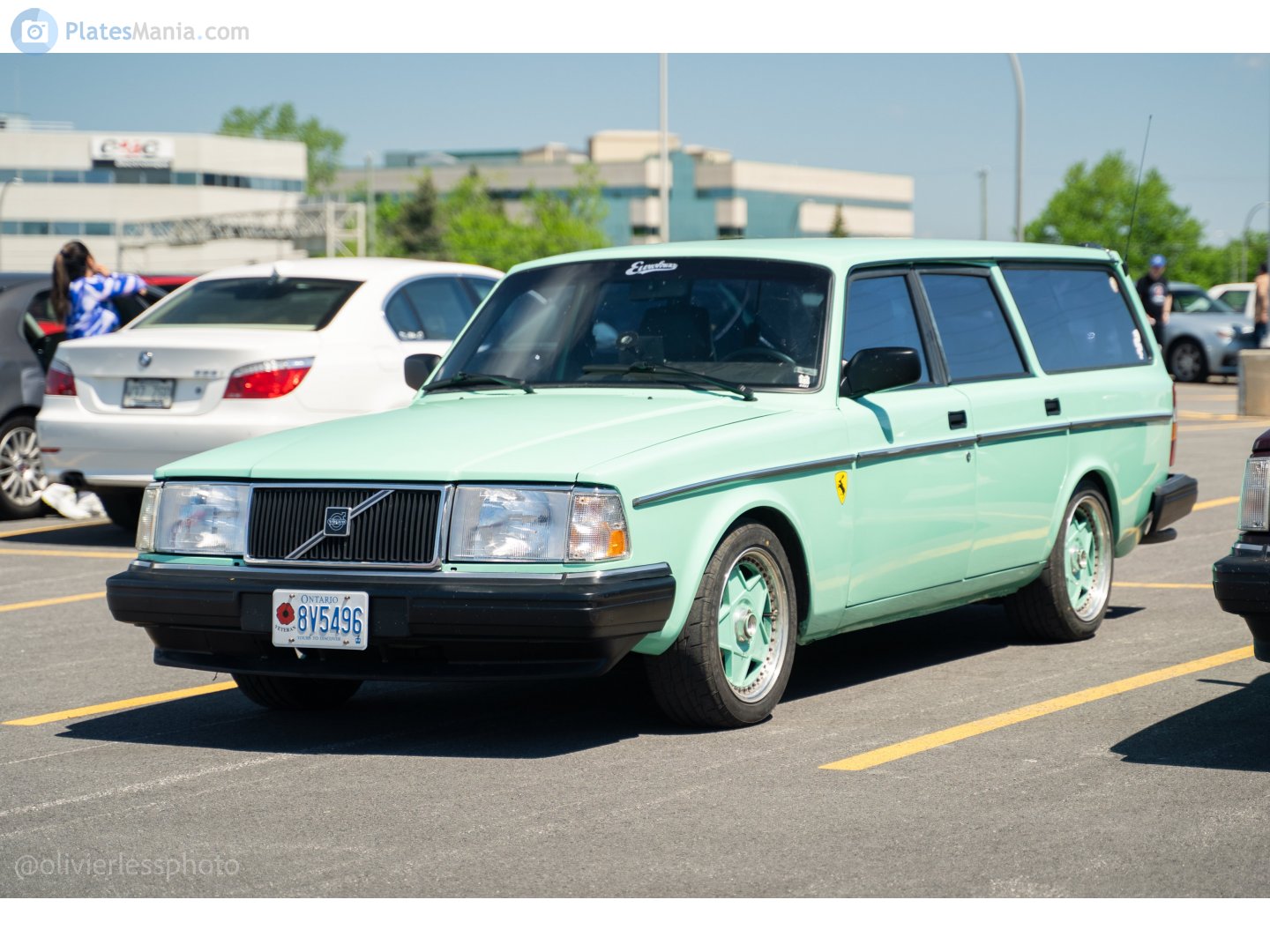 8V5496, Volvo 240-Series 1st gen 5-door Wagon (245), facelift, 1978–1993