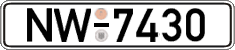 German license plate, Official services and consulates