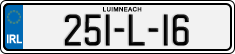 License plate of Ireland, Regular plates