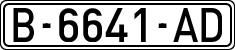License plates of Spain, 1971 year series