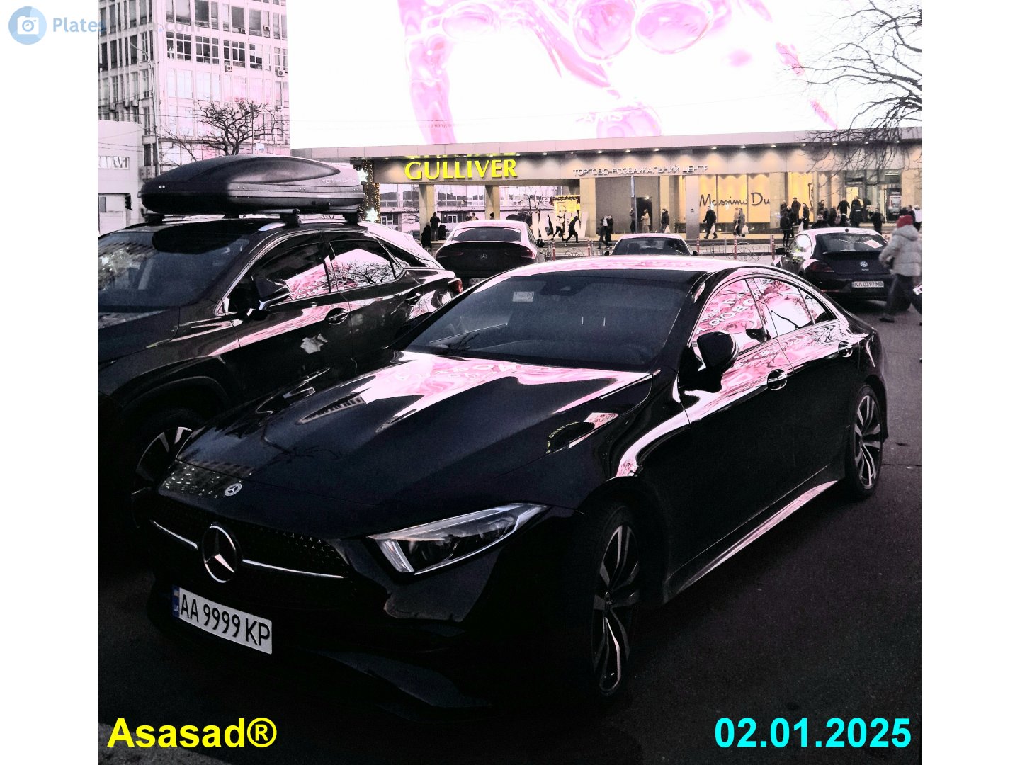 AA 9999 KP, Mercedes-Benz CLS-Klasse 3rd gen (C257), 2018–