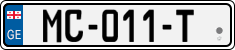 License plate of Georgia, Trailers (2014)