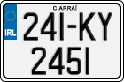 License plate of Ireland, Regular plates