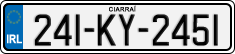 License plate of Ireland, Regular plates