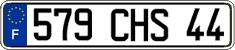 French license plate, FNI