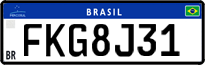 License plate of Brazil, Private owners (Mercosul)