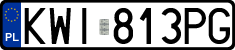 License plates of Poland, Regular car plates