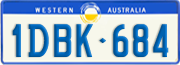 Western Australia, Regular plates