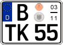 German license plate, Seasonal plates