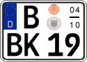 German license plate, Seasonal plates