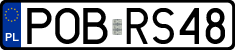 License plates of Poland, Regular car plates