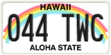 Hawaii, Commercial vehicles (123 ABC)