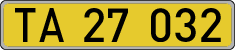 License plates of Spain, Diplomatic