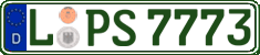 German license plate, Regular plates