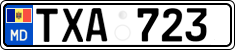License plate of Moldova, Cars (2015)