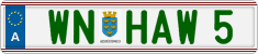 License plate of Austria, Vanity Plates