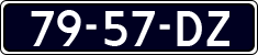 License plate of the Netherlands, Cars