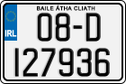 License plate of Ireland, Regular plates