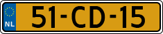License plate of the Netherlands, Diplomatic