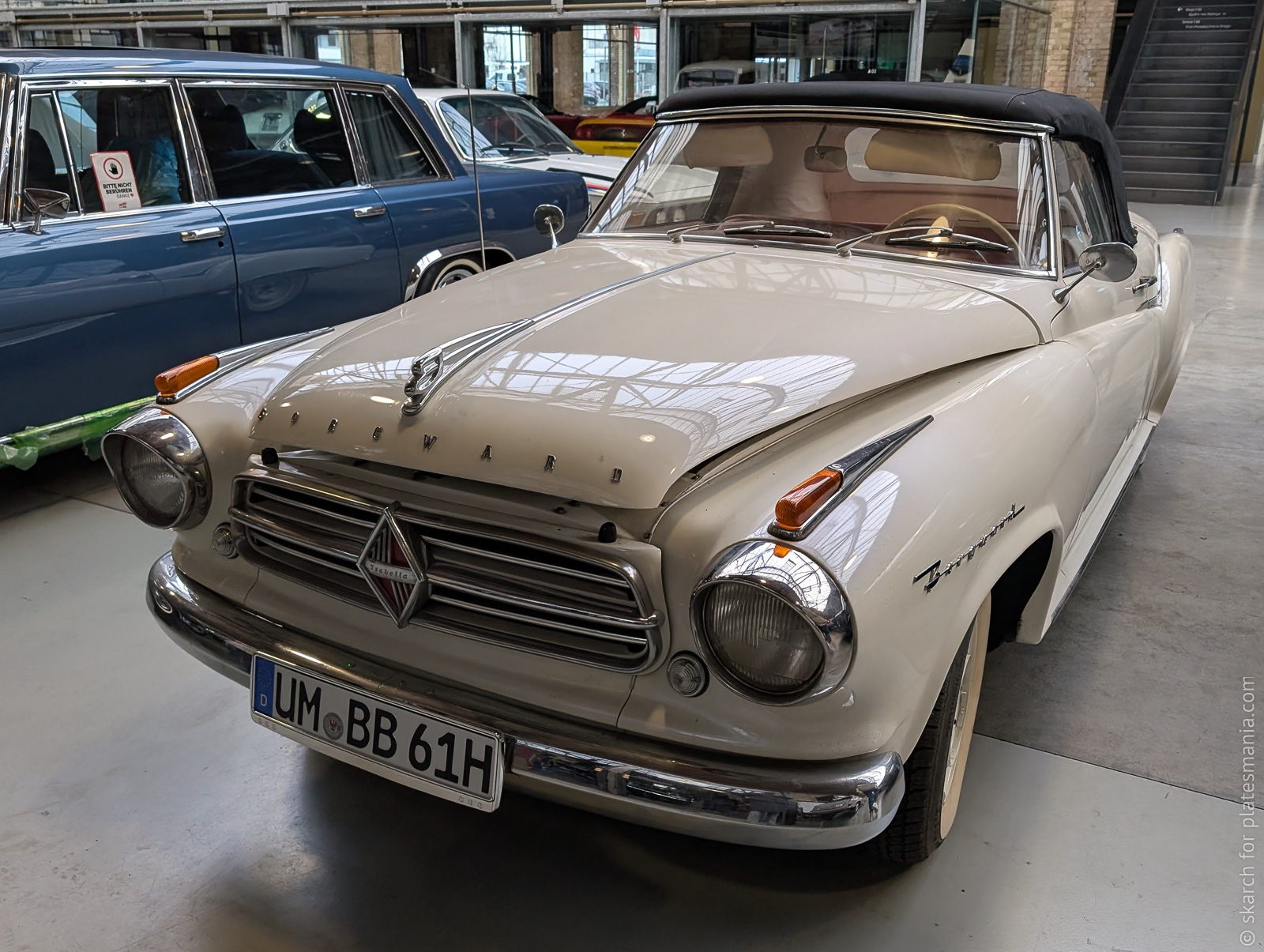UM BB 61 H, Borgward Isabella 1st gen Cabriolet 2+2, 1957–1961 (–1965 for LATAM-market)