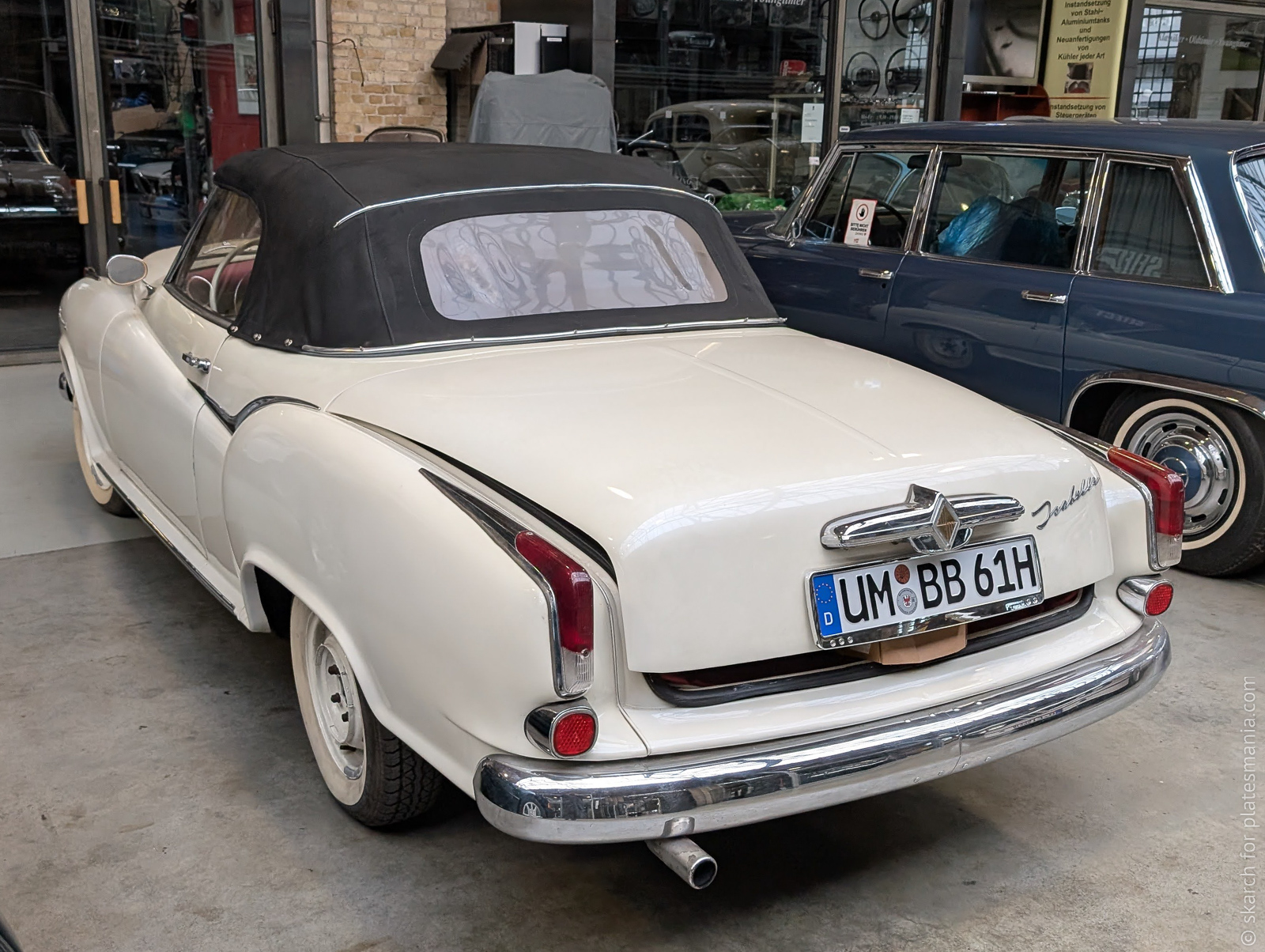 UM BB 61 H, Borgward Isabella 1st gen Cabriolet 2+2, 1957–1961 (–1965 for LATAM-market)
