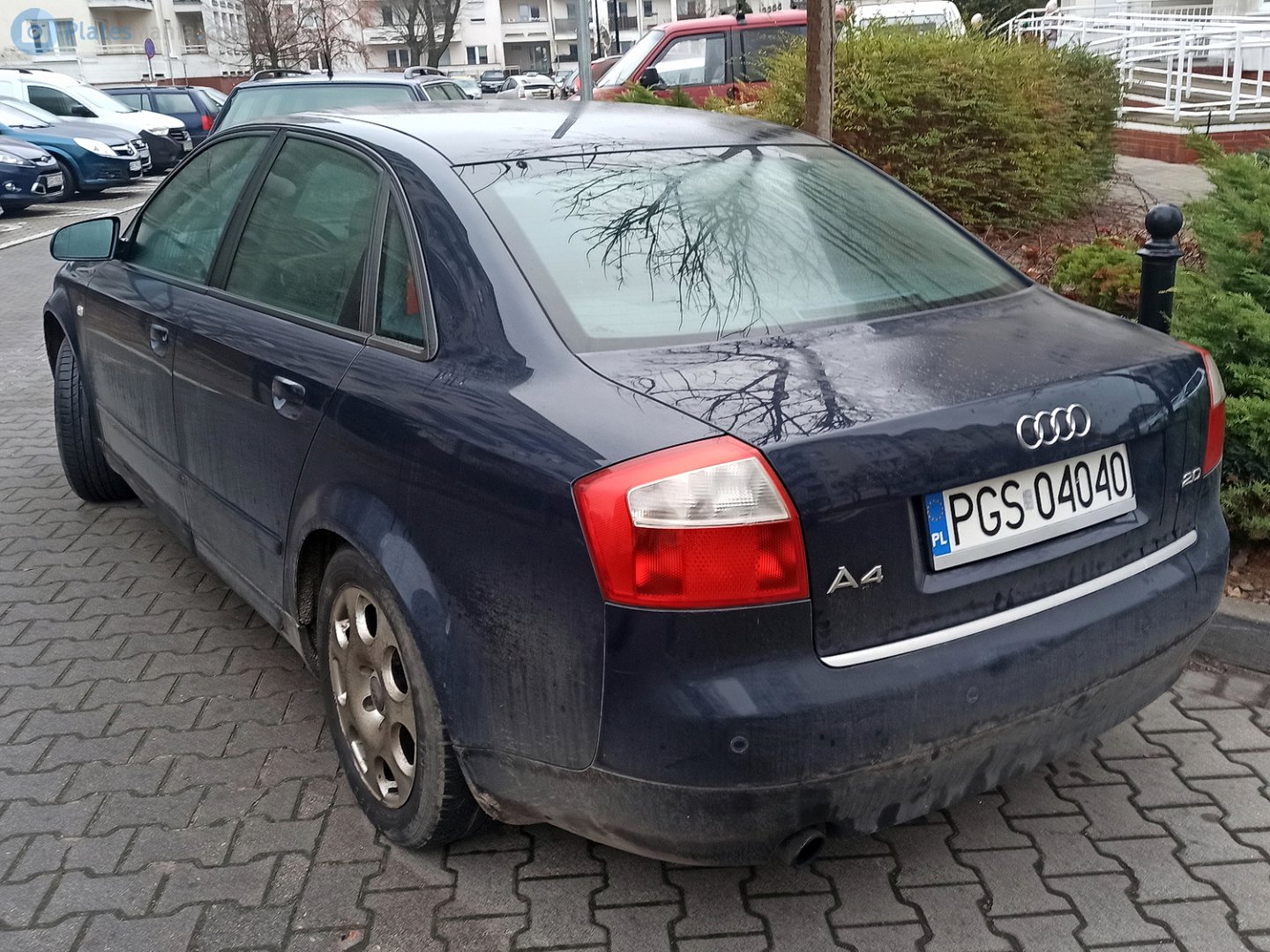 PGS 04040, Audi A4 2nd gen Sedan (B6/8E2), 2000–2004