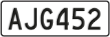 License plate of New Zealand, ABC1(23)