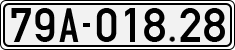 License plate of Vietnam, Cars
