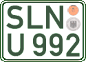 German license plate, Regular plates