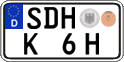 German license plate, Plates for oldtimers (type 