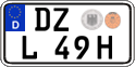 German license plate, Plates for oldtimers (type 