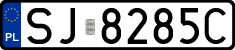 License plates of Poland, Regular car plates