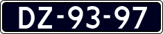 License plate of the Netherlands, Imported oldtimers (cars)