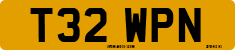 License plate of the United Kingdom, 1983 year system