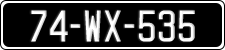License plate of Ireland, Regular plates