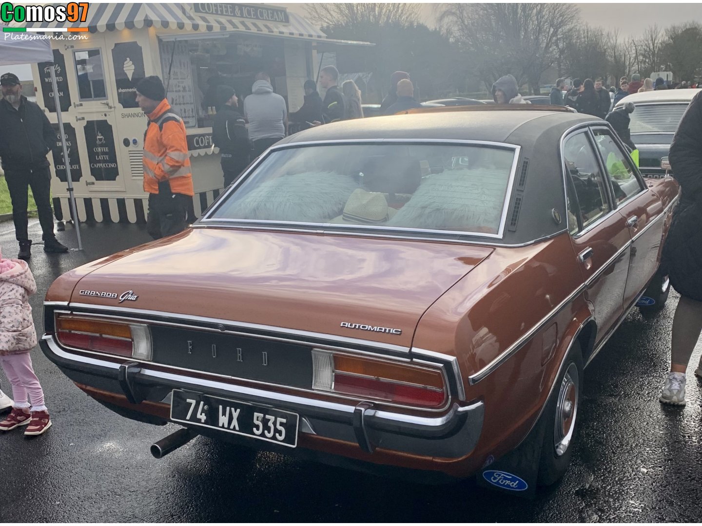 74-WX-535, Ford Granada 1st gen 4-door Sedan (GGFL; EU-market), 1972–1977