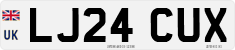 License plate of the United Kingdom, 2001 year system