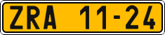 License plate of the Czech Republic, Commercial vehicles (1960)