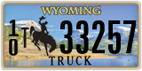 Wyoming, Truck (1(2) 12345)