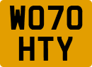 License plate of the United Kingdom, 2001 year system