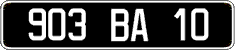 French license plate, FNI
