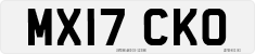 License plate of the United Kingdom, 2001 year system