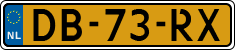License plate of the Netherlands, Cars