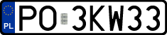 License plates of Poland, Regular car plates