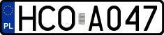 License plates of Poland, Authorities