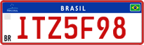 License plate of Brazil, Commercial vehicles (Mercosul)