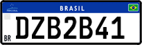 License plate of Brazil, Private owners (Mercosul)