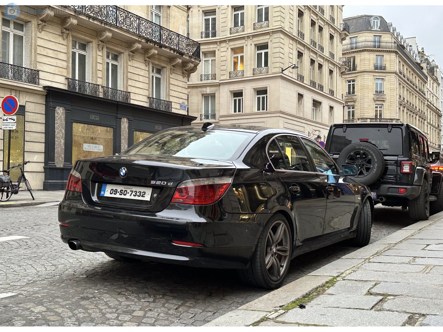 09-SO-7332, BMW 5 Series 5th gen Sedan (E60), 2003–2010
