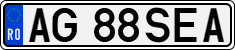 License plate of Romania, Regular plates